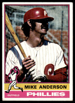 1976 Topps Base Set #527 Mike Anderson