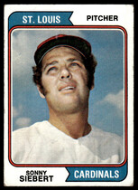 1974 Topps Base Set #548 Sonny Siebert