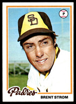 1978 Topps Base Set #509 Brent Strom