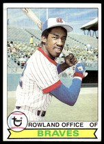 1979 Topps Base Set #132 Rowland Office