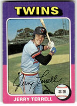 1975 Topps Base Set #654 Jerry Terrell