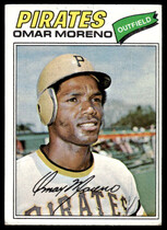 1977 Topps Base Set #104 Omar Moreno