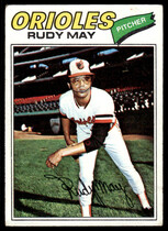 1977 Topps Base Set #56 Rudy May