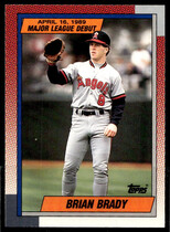 1990 Topps Debut 89 #19 Brian Brady