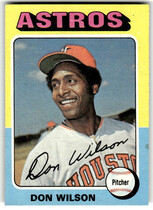 1975 Topps Base Set #455 Don Wilson