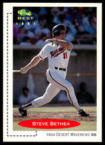 1991 Classic Classic/Best #148 Steve Bethea