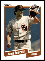 1990 Fleer Base Set #168 Calvin Schiraldi