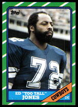 1986 Topps Base Set #132 Ed Too Tall Jones