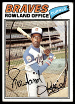 1977 Topps Base Set #524 Rowland Office