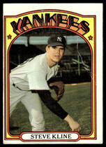 1972 Topps Base Set #467 Steve Kline