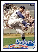 2024 Topps Update 1989 Topps #89US-33 Sandy Koufax