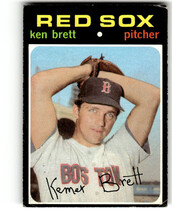 1971 Topps Base Set #89 Ken Brett