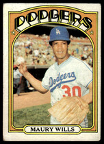 1972 Topps Base Set #437 Maury Wills