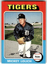 1975 Topps Base Set #245 Mickey Lolich