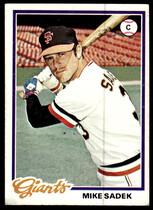 1978 Topps Base Set #8 Mike Sadek