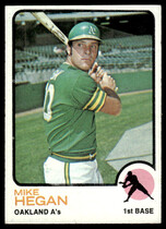 1973 Topps Base Set #382 Mike Hegan