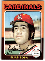 1975 Topps Base Set #398 Elias Sosa