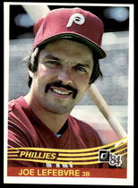 1984 Donruss Base Set #82 Joe LeFebvre