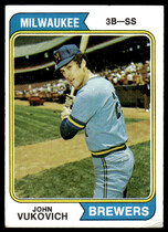 1974 Topps Base Set #349 John Vukovich