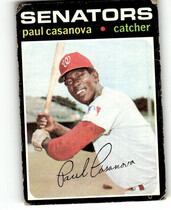 1971 Topps Base Set #139 Paul Casanova