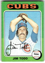 1975 Topps Base Set #519 Jim Todd