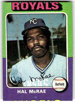 1975 Topps Base Set #268 Hal McRae