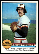 1979 Topps Base Set #206 Sammy Stewart