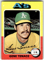 1975 Topps Base Set #535 Gene Tenace