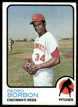 1973 Topps Base Set #492 Pedro Borbon