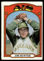 1972 Topps Base Set #330 Jim Hunter