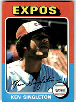 1975 Topps Base Set #125 Ken Singleton