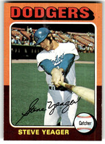 1975 Topps Base Set #376 Steve Yeager