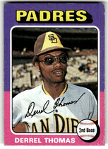 1975 Topps Base Set #378 Derrel Thomas