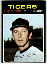 1971 Topps Base Set #208 Billy Martin