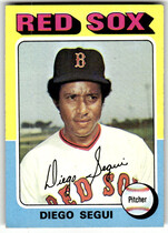 1975 Topps Base Set #232 Diego Segui