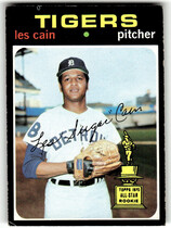 1971 Topps Base Set #101 Les Cain