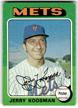 1975 Topps Base Set #19 Jerry Koosman