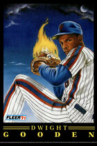 1991 Fleer Pro-Visions #7 Dwight Gooden