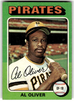 1975 Topps Base Set #555 Al Oliver