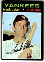 1971 Topps Base Set #213 Frank Baker