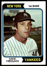 1974 Topps Base Set #517 Mike Hegan