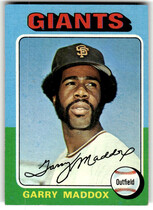 1975 Topps Base Set #240 Garry Maddox