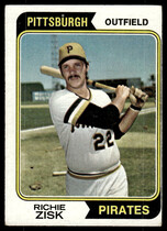 1974 Topps Base Set #317 Richie Zisk