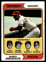 1974 Topps Base Set #326 Sparky Anderson