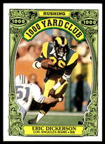 1986 Topps 1000 Yard Club #10 Eric Dickerson