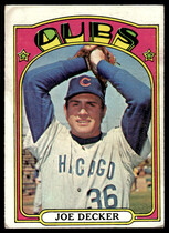 1972 Topps Base Set #612 Joe Decker