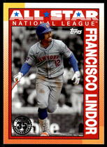2025 Topps 1990 Topps All-Star (Blue) #90AS-35 Francisco Lindor