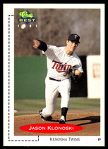 1991 Classic Classic/Best #370 Jason Klonoski