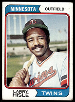 1974 Topps Base Set #366 Larry Hisle