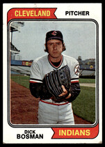 1974 Topps Base Set #465 Dick Bosman